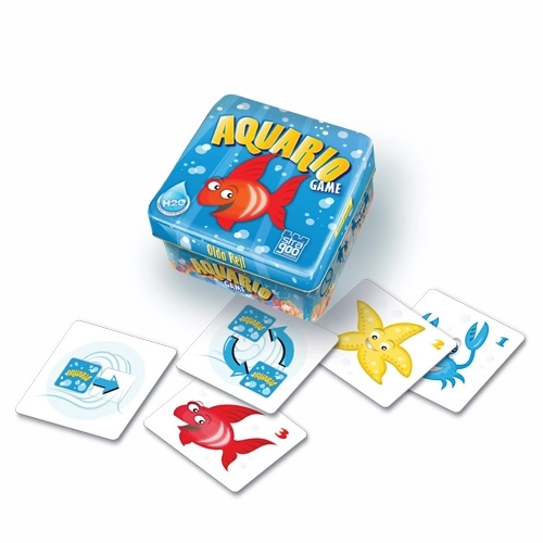 Aquario društvena igra u limenoj kutiji 13x13x7,5cm