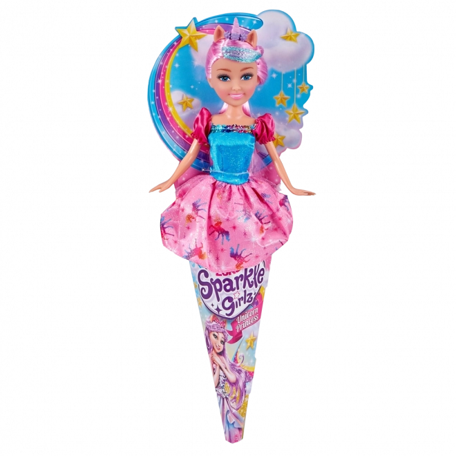 Vila jednorog Sparkle Girlz u kornetu