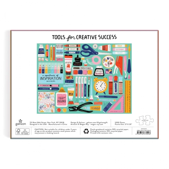 Puzzle Galison Kreativni Alati 1000 dijelova