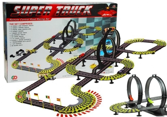 Trkaća staza 11 metara + 2 automobila Power Pack
