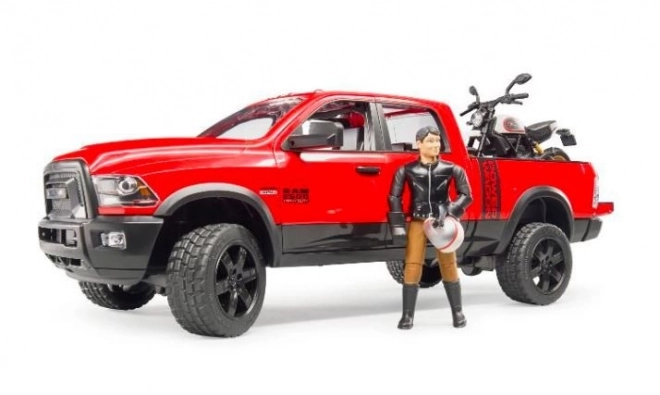 Bruder Terenski auto RAM s motociklom
