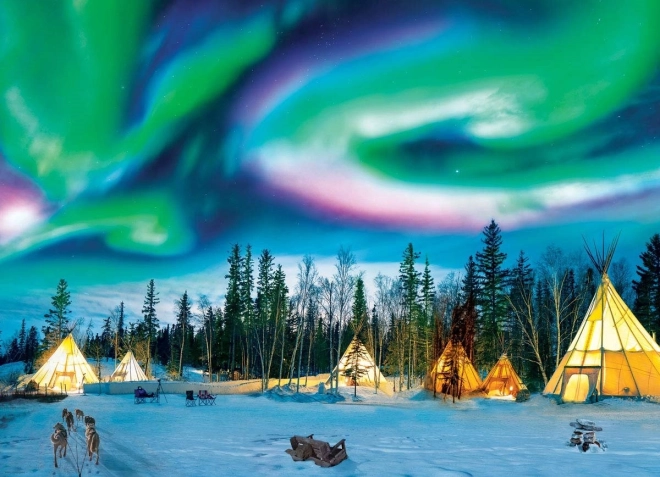 Puzzle Sjeverna polarna svjetlost 1000 dijelova EUROGRAPHICS