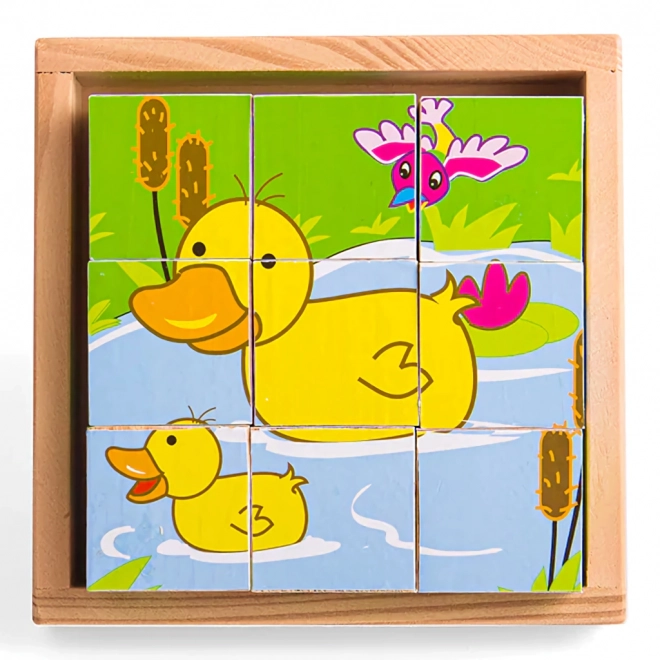 Puzzle slikovne kocke Životinje