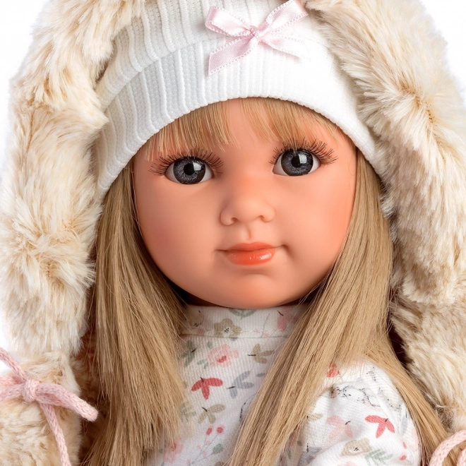 Llorens 53541 ELENA - realistična lutka s mekim tkaninskim tijelom - 35 cm