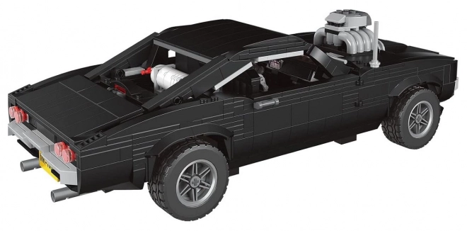 Sklopiva crnog sportskog automobila