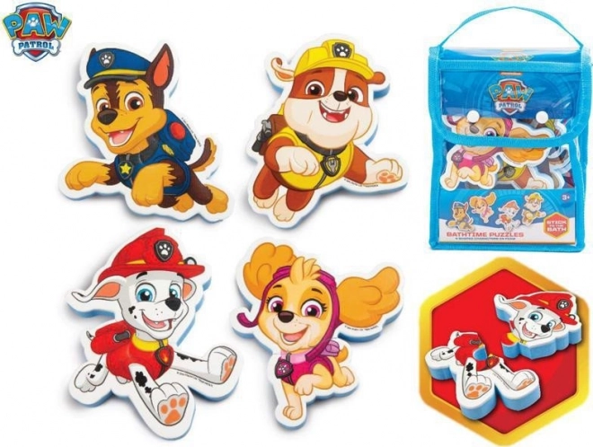 SPIN MASTER Pjenasta slagalica - Vodolepke za kadu Paw Patrol 4x2 komada
