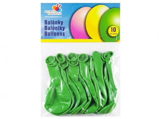 Zeleni okrugli baloni na napuhavanje 26 cm