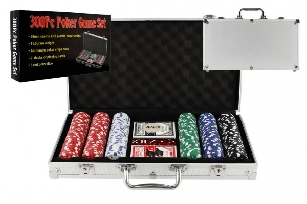 Poker set u aluminijskom koferu - 300 komada