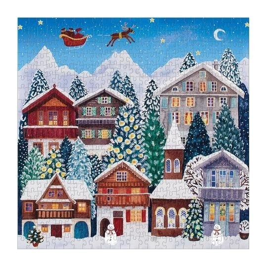 Puzzle božićno selo 500 komada