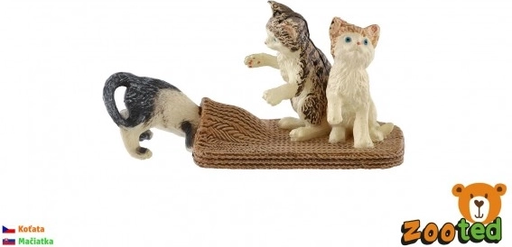 Set plastičnih mačaka – 3 figurice, 7 cm