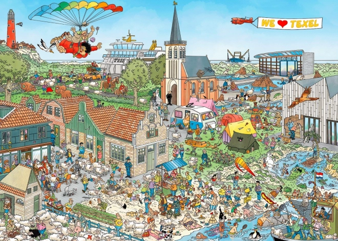JUMBO Puzzle JvH Let iznad otoka 1000 komada