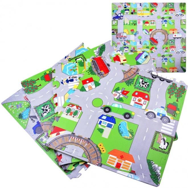 Pjenasta podloga street puzzle EVA ZA2510