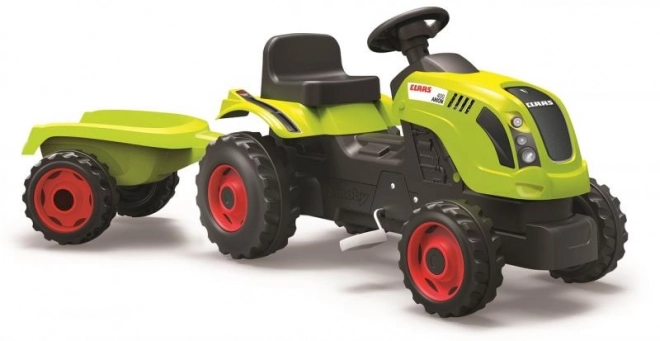 Pedalni traktor CLAAS Arion 400 s prikolicom zelen