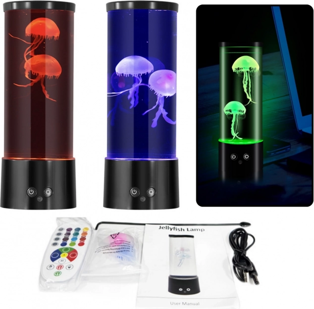 Ukrasna LED lampica s meduzama na baterije i USB kabel