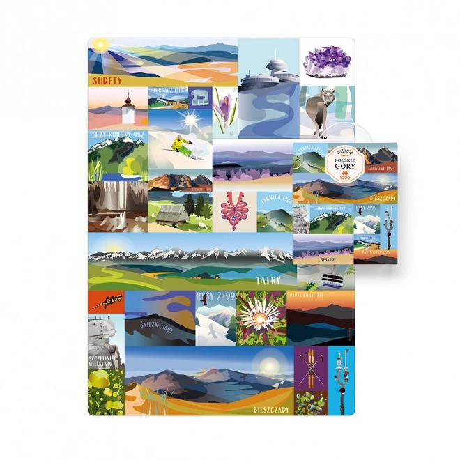 Puzzle Puzzlove Poljske planine 1000 dijelova