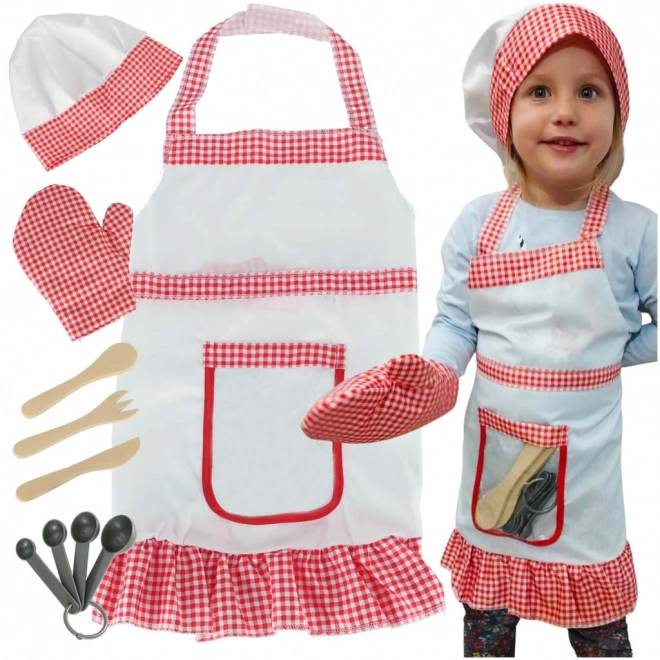 Karnevalski kostim kuhar set 3+