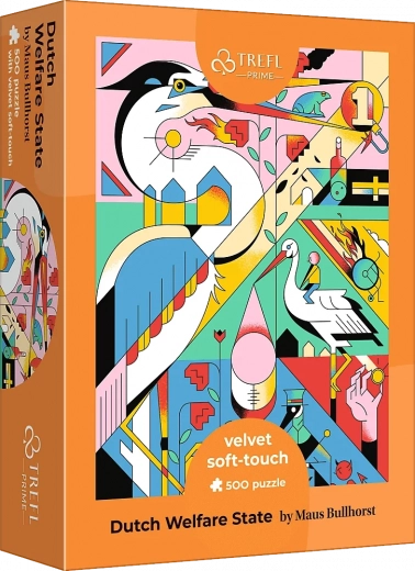 Trefl puzzle Velvet Soft Touch: Nizozemska – socijalna država, 500 dijelova