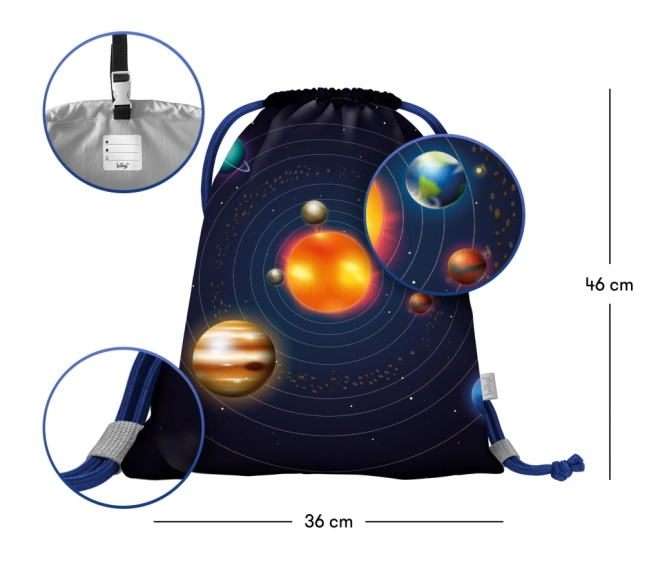 BAAGL školska vrećica za obuću Planet