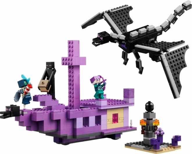 LEGO Minecraft 21264 Zmaj iz Enda i Brod iz Anda