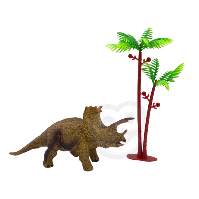 Set figura dinosaura s igrališnim podlogom i kovčegom