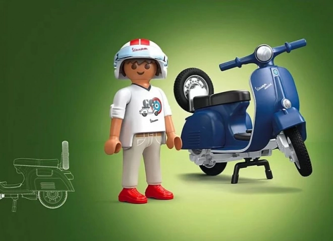 Sada figurica Playmobil Vespa 150 Sprint Veloce 1969 plava