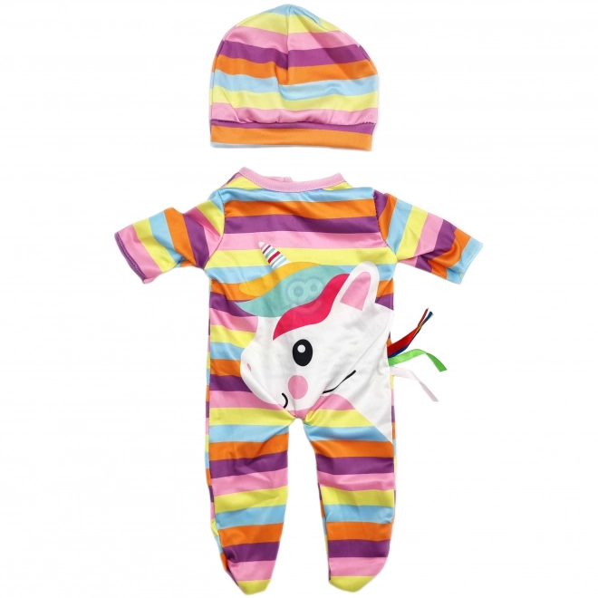 Woopie kraljevska odjeća za lutke jednorog set odijelo kapica 43-46 cm