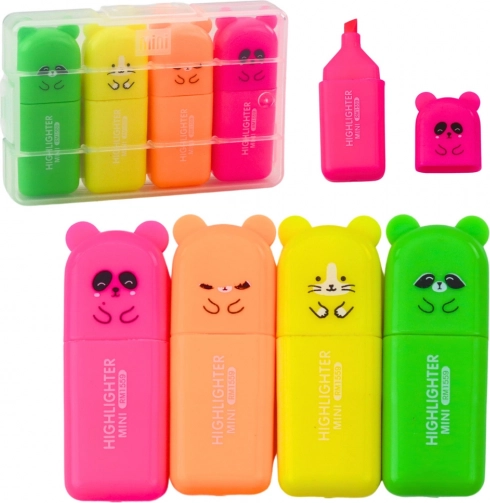 Set mini markera Medvjedići u plastičnoj futroli, 5 kom
