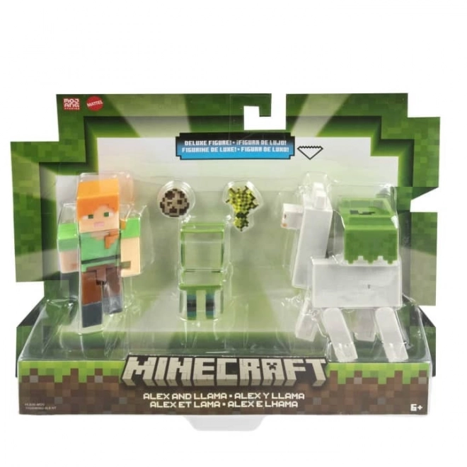Minecraft figurice Alex i lama