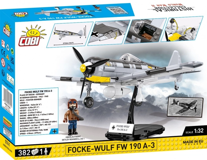 Konstruktor Povijesna Kolekcija WWII Focke-Wulf FW 190 A-3 382 kocke