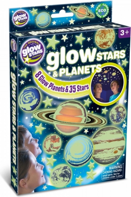 Zidne naljepnice Brainstorm Svjetleće zvijezde i planeti