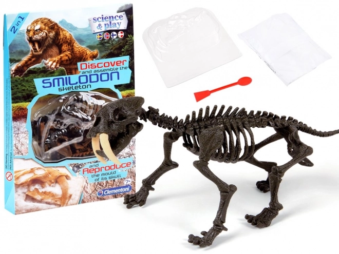 Clementoni Smilodon - Sklopiva Kostur Mačkolikog Tigra