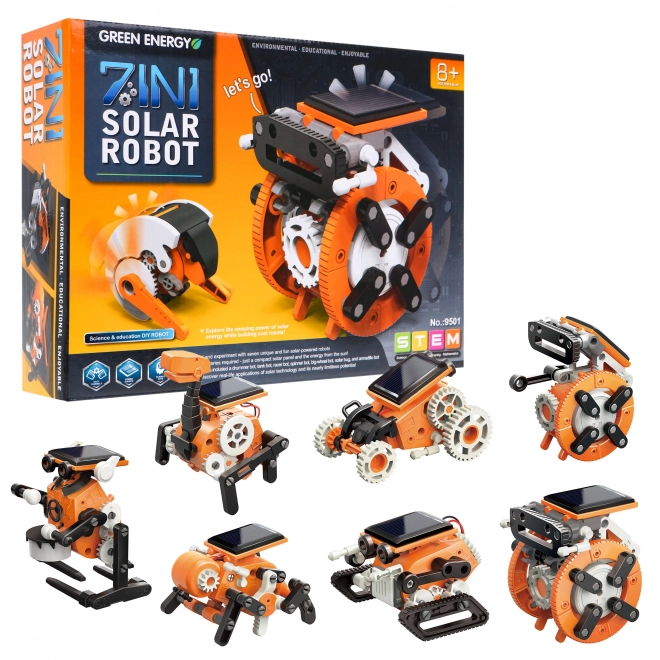 Komplet solarnih robota 7u1 za izgradnju za djecu 8+ Interaktivne funkcije