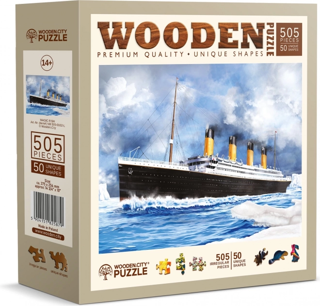 WOODEN CITY Drvene puzzle Titanic 505 dijelova