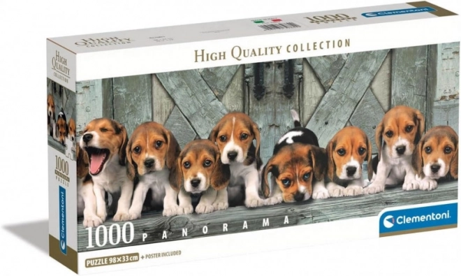 Puzzle 1000 komada Kompaktna panorama Beagle