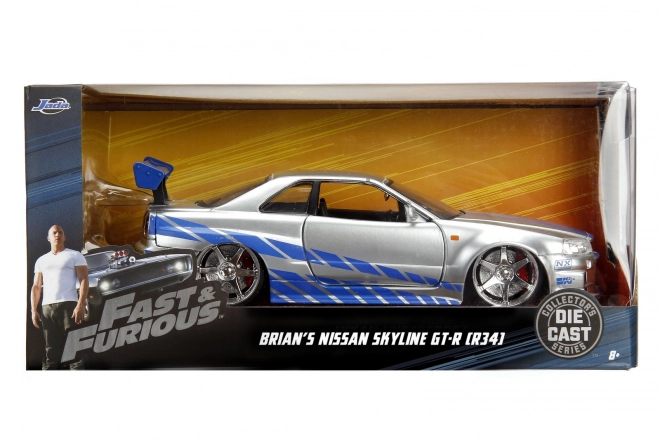 Brzi i žestoki auto 2002 Nissan Skyline 1:24
