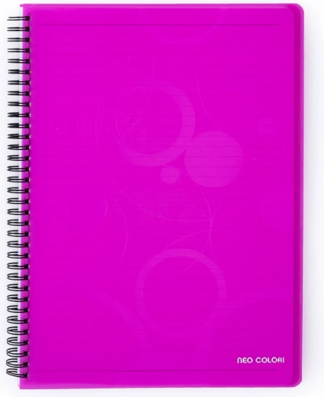 Spiralni blok Neo Colori ružičasti A4