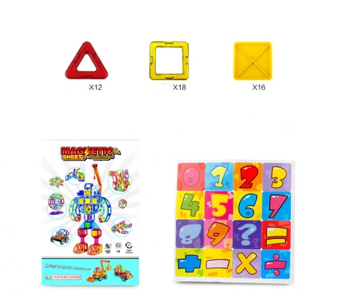 Magnetski set za izgradnju 46 kom