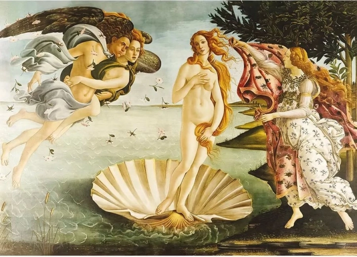 Interdruk Puzzle Art: Rođenje Venere 1000 dijelova