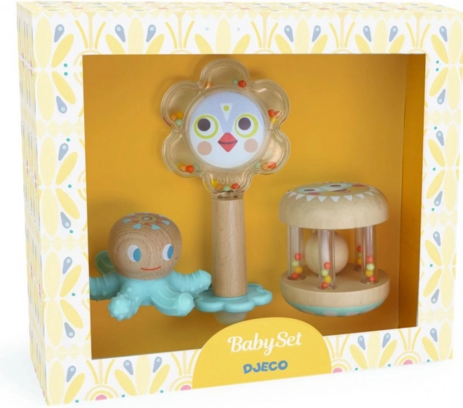 Grickalica i zvečkica DJECO Baby White