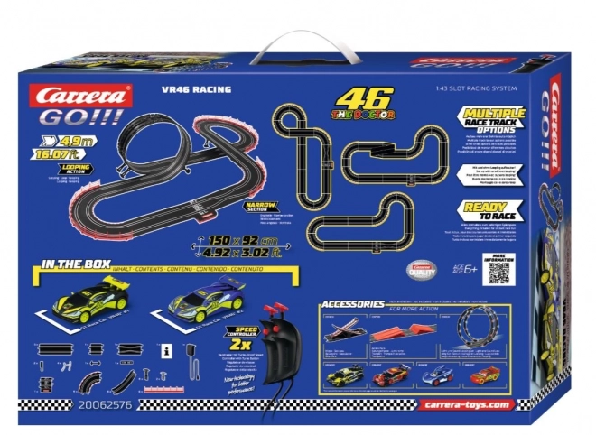 Carrera GO!!! Trkaća staza 46 The Doctor VR46 Racing