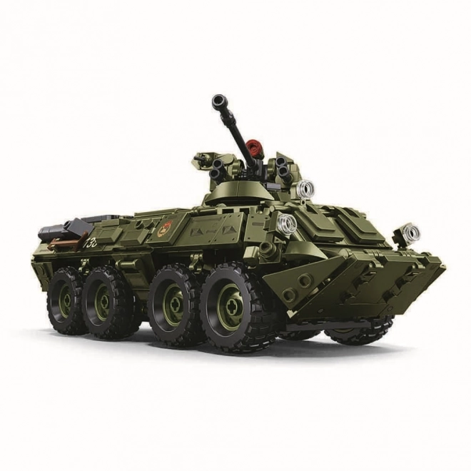 Građevni set tenk BTR-80AS IFV od Sluban u mjerilu 1:35