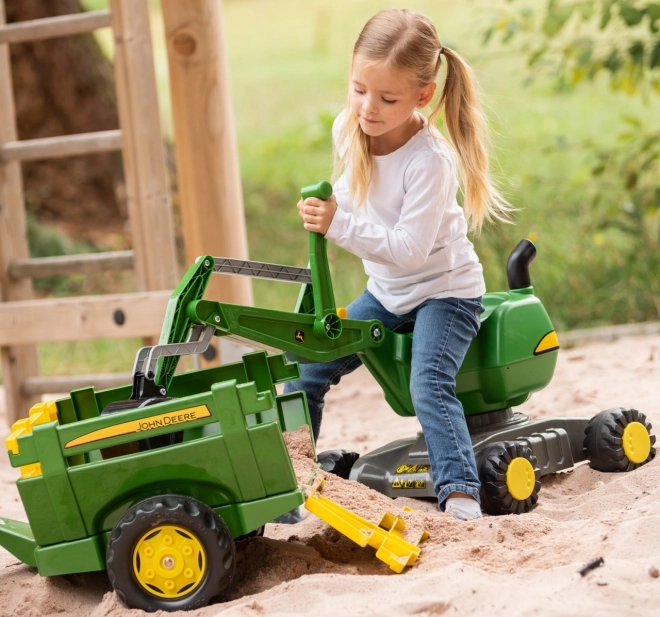 Dječji bager na kotačima John Deere