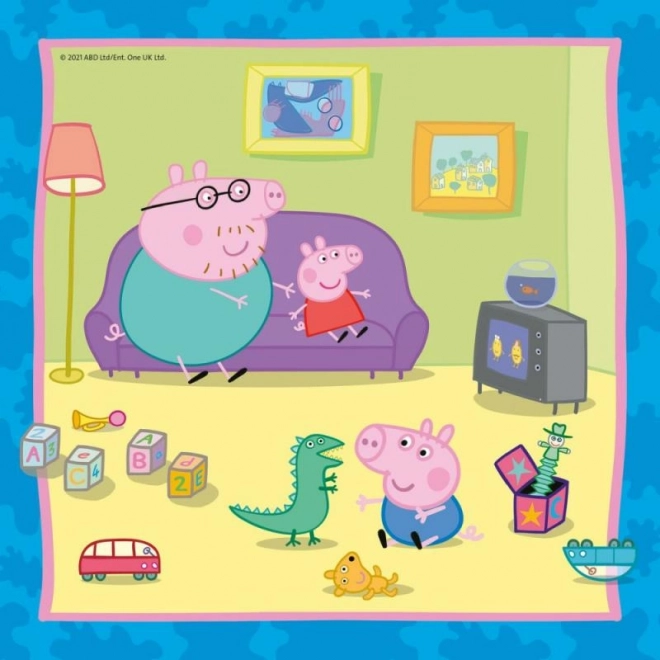Puzzle Praščić Peppa 3x49 dijelova