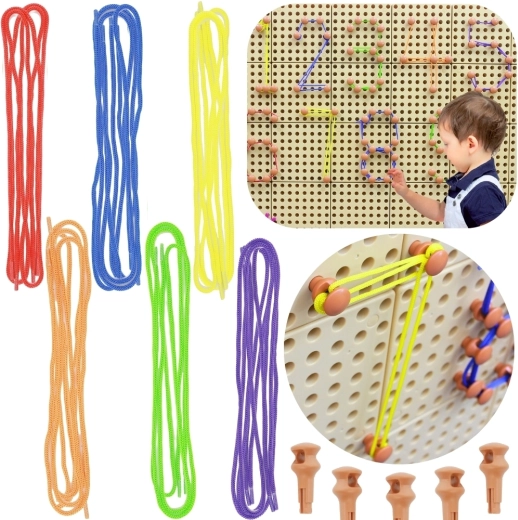 Masterkidz set klinova i vezica za znanstveno‑kreativnu STEM ploču