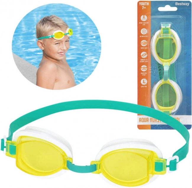 Bestway dječje plivačke naočale 7+ Aqua Burst Essential – Zelena