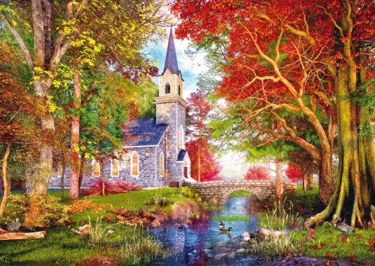 Puzzle Jesenska kapelica 1000 dijelova SCHMIDT