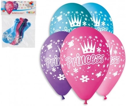Napunljivi baloni za princeze, 30 cm, 5 kom