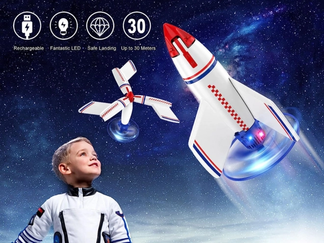Leteća svemirska raketa za djecu