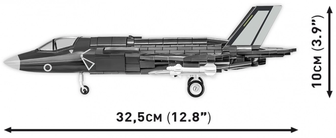 Model borbenog zrakoplova F-35B Lightning II od kockica
