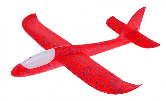 Polistirenski model aviona + pokretni stabilizator + svjetla – Crveni